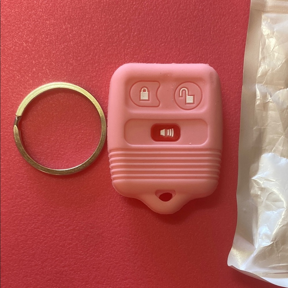 Pink Car Key Fob Cover (Ford F250)